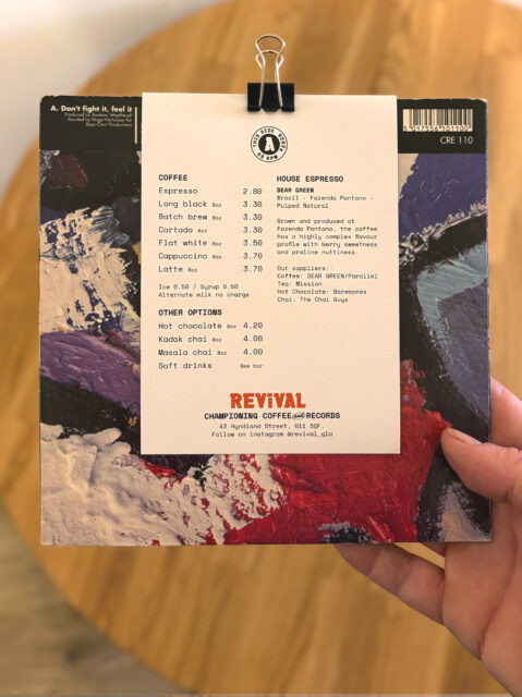 Revival Menu