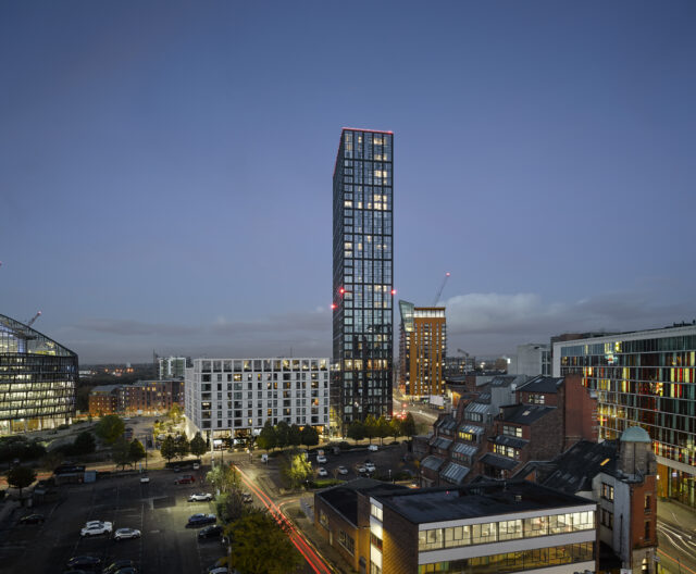 Miller Street Facade & Tower Night