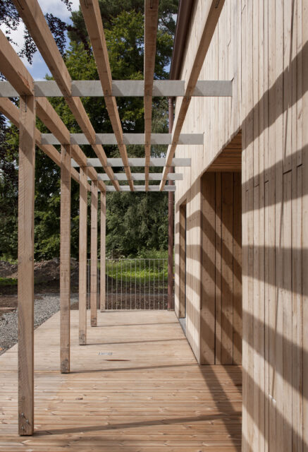 S Kma The Seed (c) David Barbour Shared Decking And Covered Outdoor Space, South Elevation