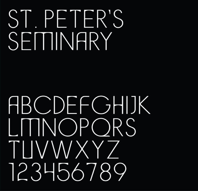St Peters Typeface